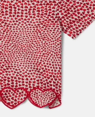 Camicia in cotone biologico High Summer Hearts