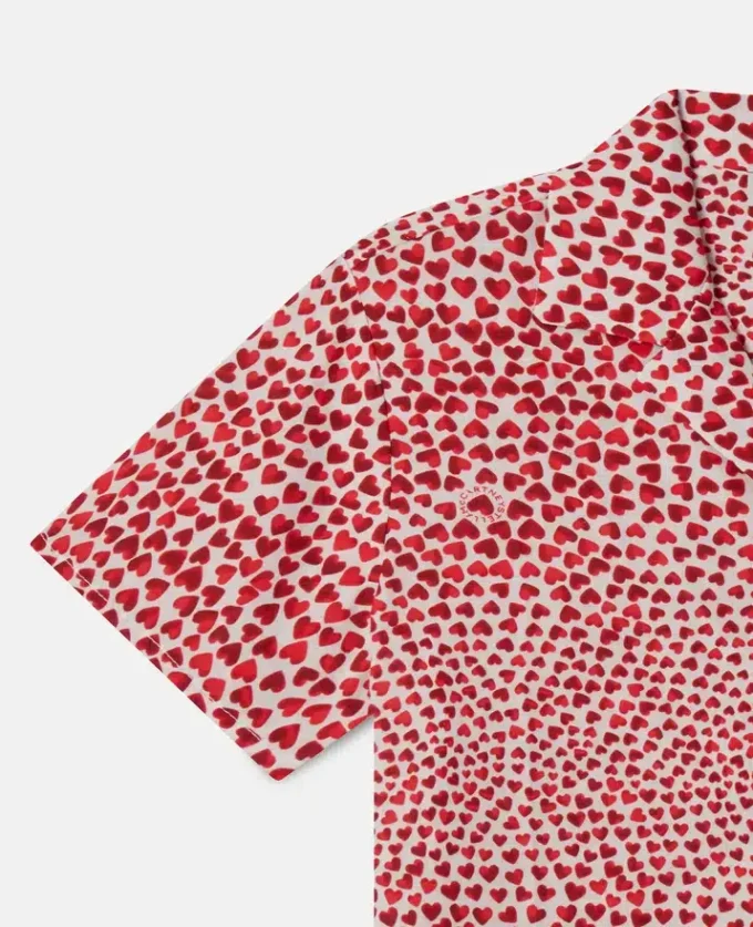 Camicia in cotone biologico High Summer Hearts