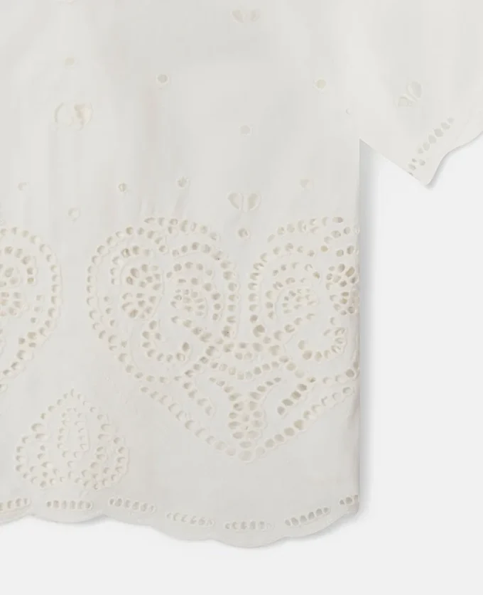 Camicia in cotone ricamato Anglaise Camicia in cotone ricamato Anglaise