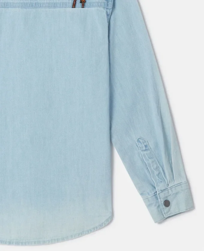 Camicia in denim Woodland Friends Camicia in denim Woodland Friends