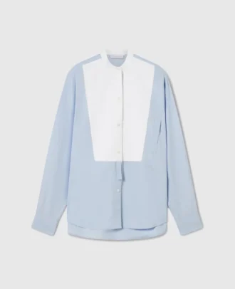 Camicia in popeline con pettorina Tuxedo