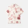 Camicia in seta con stampa Rewild Fauna Camicia in seta con stampa Rewild Fauna