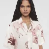 Camicia in seta con stampa Rewild Fauna Camicia in seta con stampa Rewild Fauna
