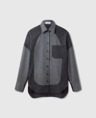 Camicia oversize a pannelli
