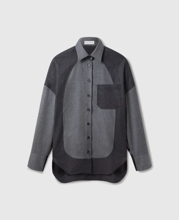 Camicia oversize a pannelli Camicia oversize a pannelli