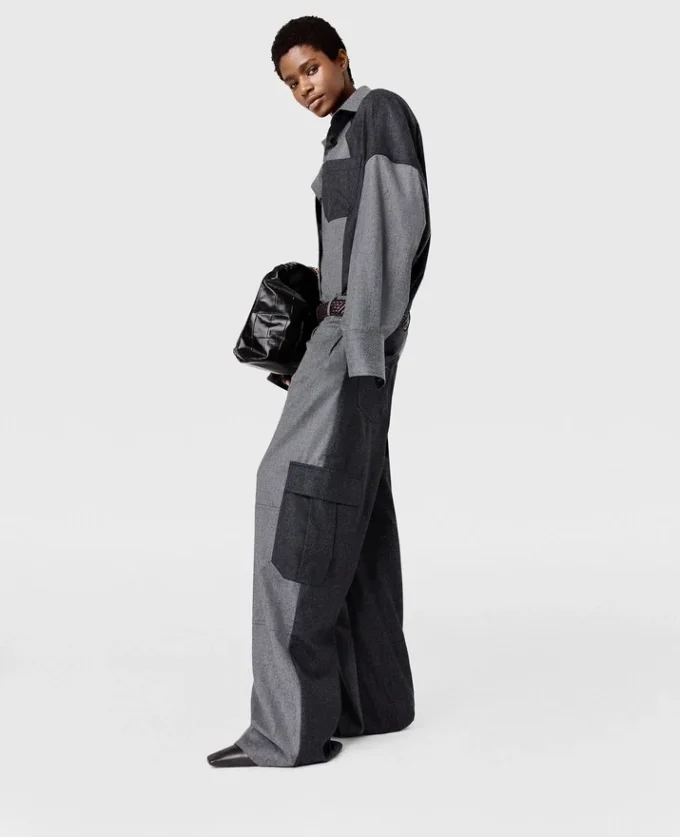 Camicia oversize a pannelli Camicia oversize a pannelli