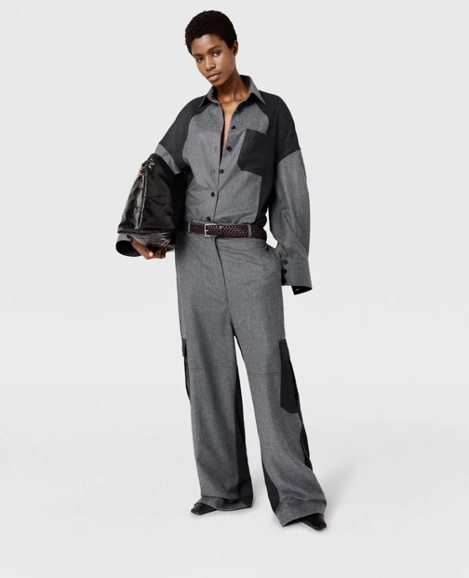 Camicia oversize a pannelli Camicia oversize a pannelli