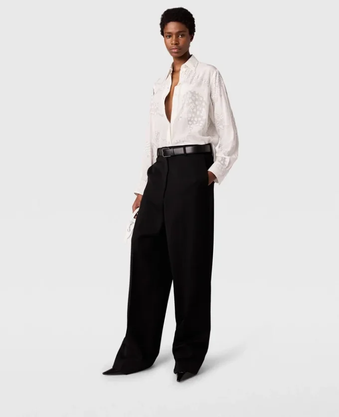 Camicia oversize con motivo leopardato Camicia oversize con motivo leopardato
