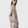 Camicia oversize con stampa colomba Camicia oversize con stampa colomba