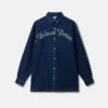 Camicia oversize in denim con ricamo Platinum Dream Camicia oversize in denim con ricamo Platinum Dream