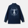 Camicia oversize in denim con ricamo Platinum Dream Camicia oversize in denim con ricamo Platinum Dream