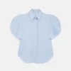 Camicia svasata a maniche corte Camicia svasata a maniche corte