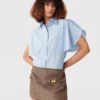 Camicia svasata a maniche corte Camicia svasata a maniche corte