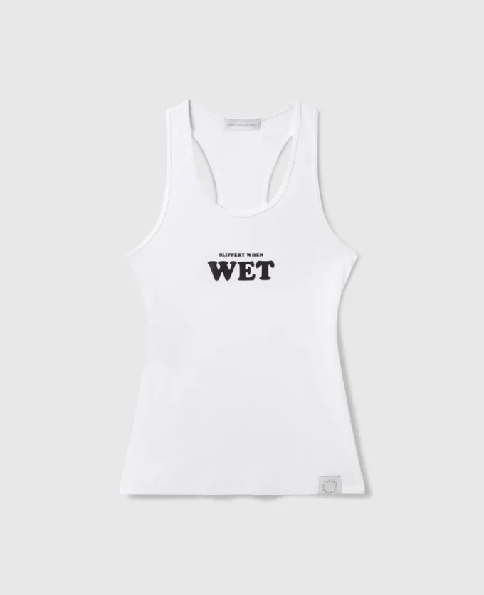 Canotta con scollo a vogatore Slippery When Wet Canotta con scollo a vogatore Slippery When Wet