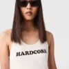 Canotta con slogan Hardcore Canotta con slogan Hardcore