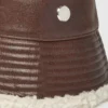 Cappello a secchiello con logo e fodera in peluche Cappello a secchiello con logo e fodera in peluche