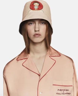 Cappello a secchiello con stampa Sinister Child