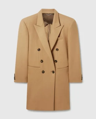 Cappotto doppiopetto di media lunghezza
