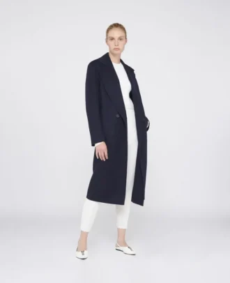Cappotto doppiopetto in lana