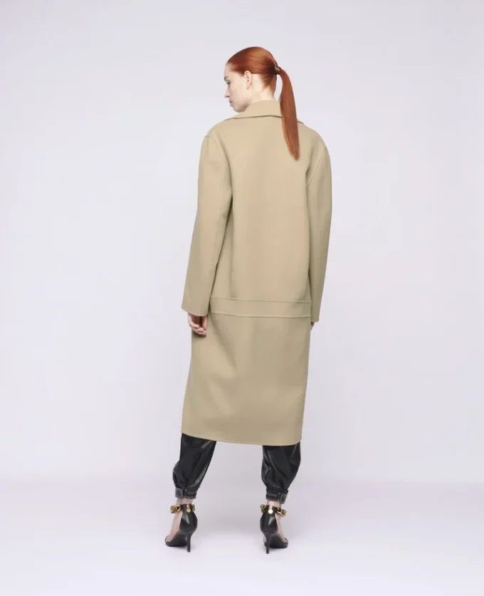 Cappotto doppiopetto in lana Cappotto doppiopetto in lana