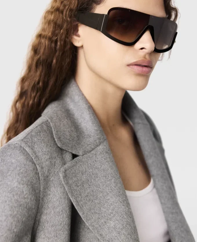 Cappotto double-face con cintura Cappotto double-face con cintura
