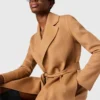 Cappotto double-face con cintura Cappotto double-face con cintura