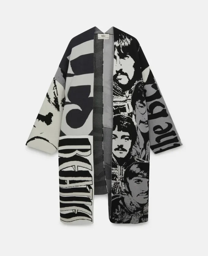 Cappotto in maglia con pannelli Get Back Cappotto in maglia con pannelli Get Back