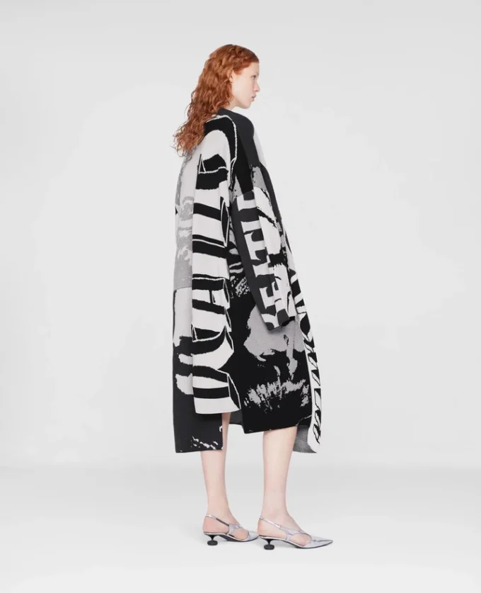Cappotto in maglia con pannelli Get Back Cappotto in maglia con pannelli Get Back