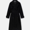Cappotto lungo con cintura e maniche a banana Cappotto lungo con cintura e maniche a banana