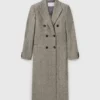 Cappotto lungo doppiopetto in tweed Cappotto lungo doppiopetto in tweed