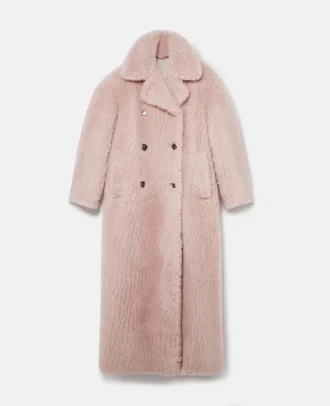 Cappotto lungo oversize in peluche