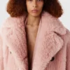 Cappotto lungo oversize in peluche Cappotto lungo oversize in peluche