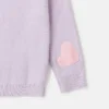 Cardigan con ricamo grafico Earth Friends Cardigan con ricamo grafico Earth Friends
