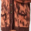 Cardigan con scollo a V Cloud Leopard Cardigan con scollo a V Cloud Leopard