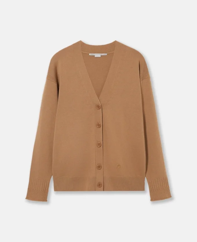 Cardigan con scollo a V e maniche lunghe Cardigan con scollo a V e maniche lunghe