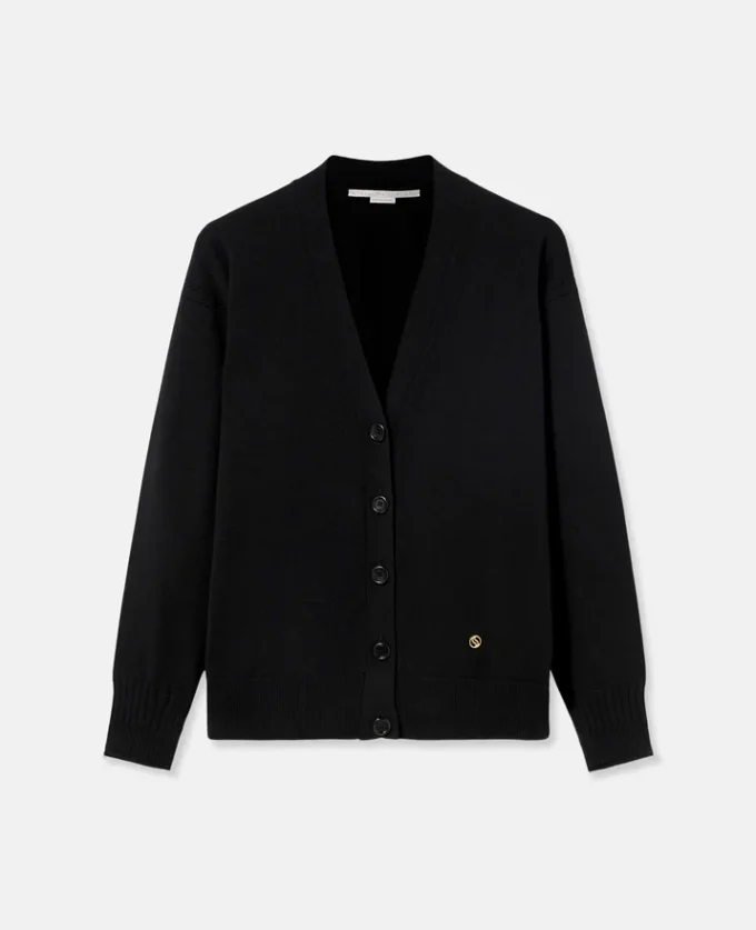 Cardigan con scollo a V e maniche lunghe Cardigan con scollo a V e maniche lunghe
