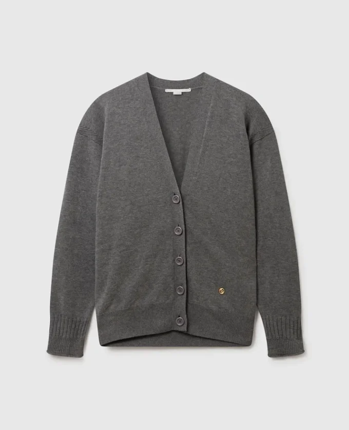 Cardigan con scollo a V e maniche lunghe Cardigan con scollo a V e maniche lunghe
