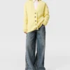 Cardigan con scollo a V in maglia grossa Cardigan con scollo a V in maglia grossa