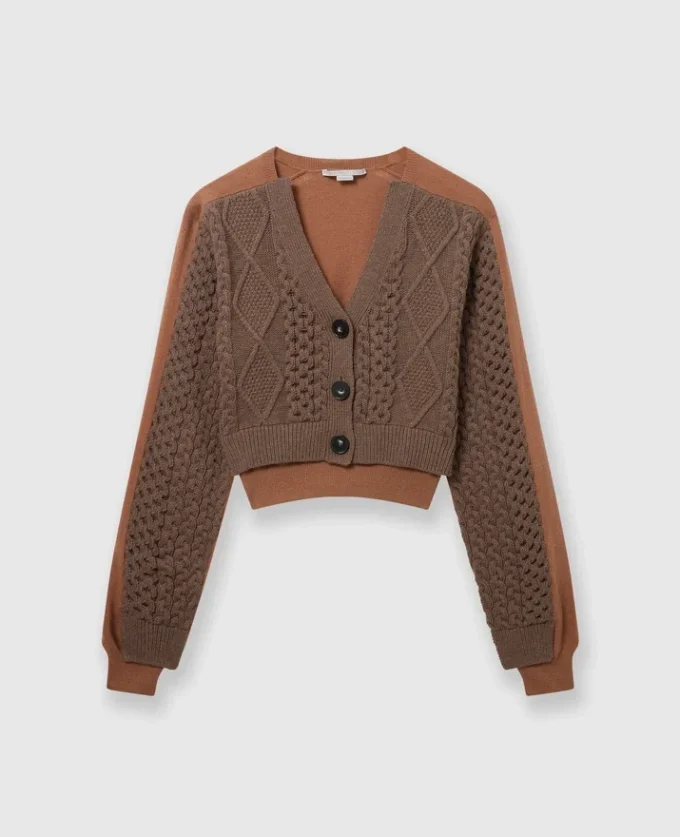 Cardigan corto ibrido Cardigan corto ibrido