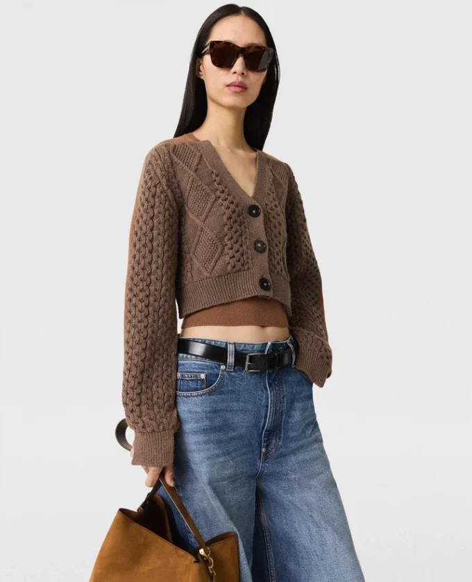 Cardigan corto ibrido Cardigan corto ibrido