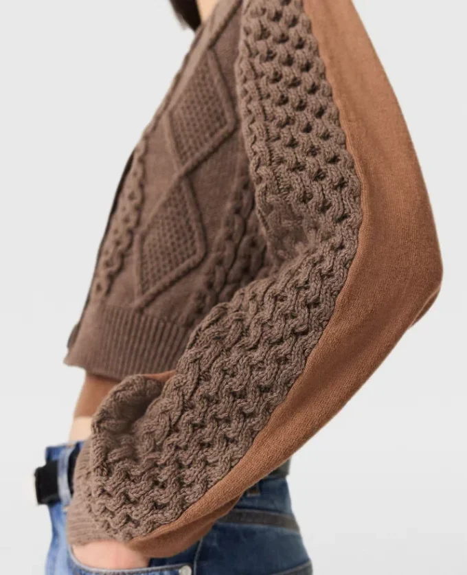 Cardigan corto ibrido Cardigan corto ibrido