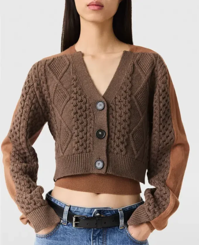 Cardigan corto ibrido Cardigan corto ibrido