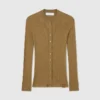 Cardigan girocollo in maglia leggera Cardigan girocollo in maglia leggera