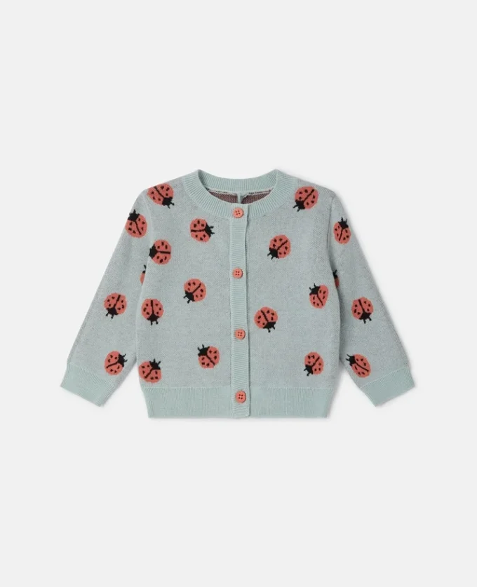 Cardigan girocollo lavorato a maglia Ladybird Cardigan girocollo lavorato a maglia Ladybird