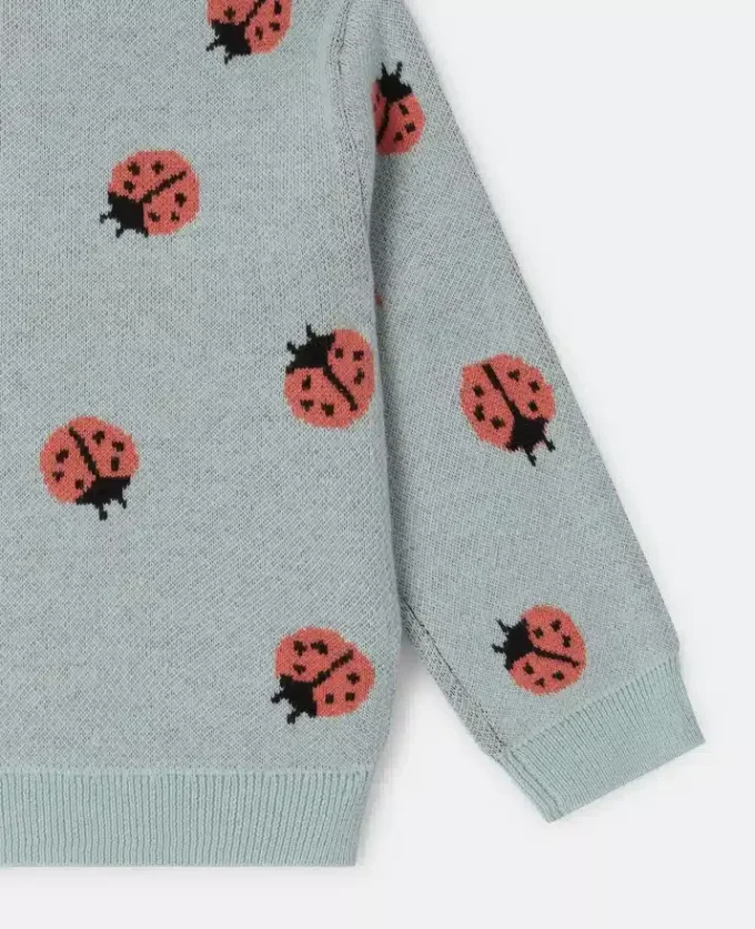Cardigan girocollo lavorato a maglia Ladybird Cardigan girocollo lavorato a maglia Ladybird