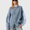 Cardigan ibrido in maglia Cardigan ibrido in maglia