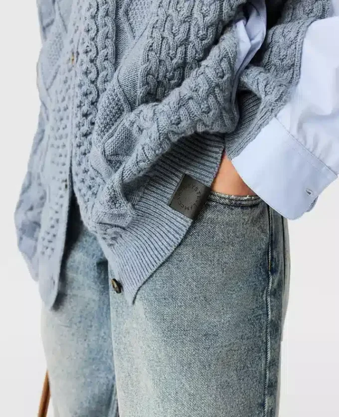 Cardigan ibrido in maglia Cardigan ibrido in maglia