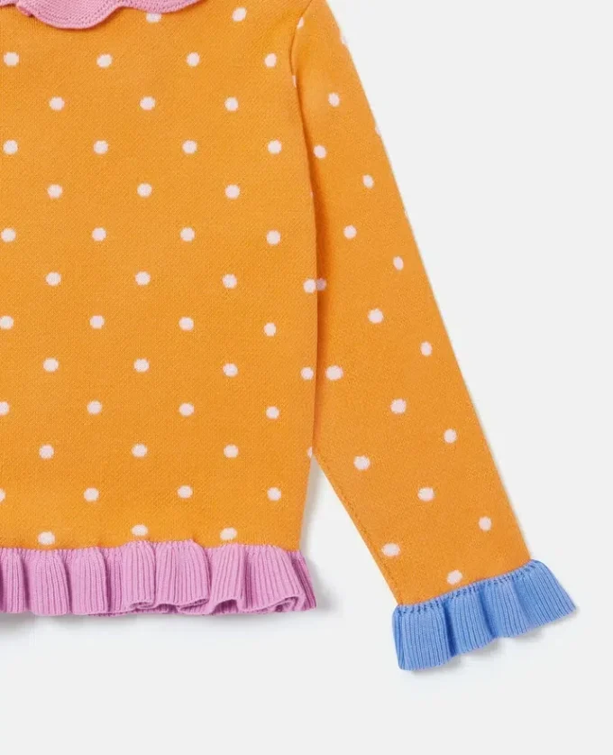Cardigan in maglia all’uncinetto con motivo floreale Cardigan in maglia all’uncinetto con motivo floreale