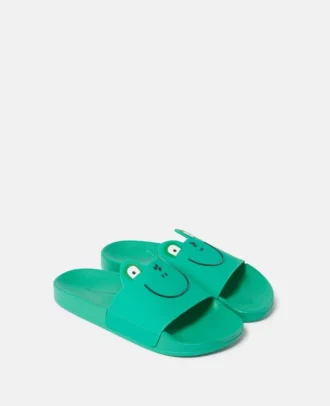 Ciabatte con grafica rana