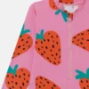 Costume da bagno a maniche lunghe con stampa fragole Costume da bagno a maniche lunghe con stampa fragole